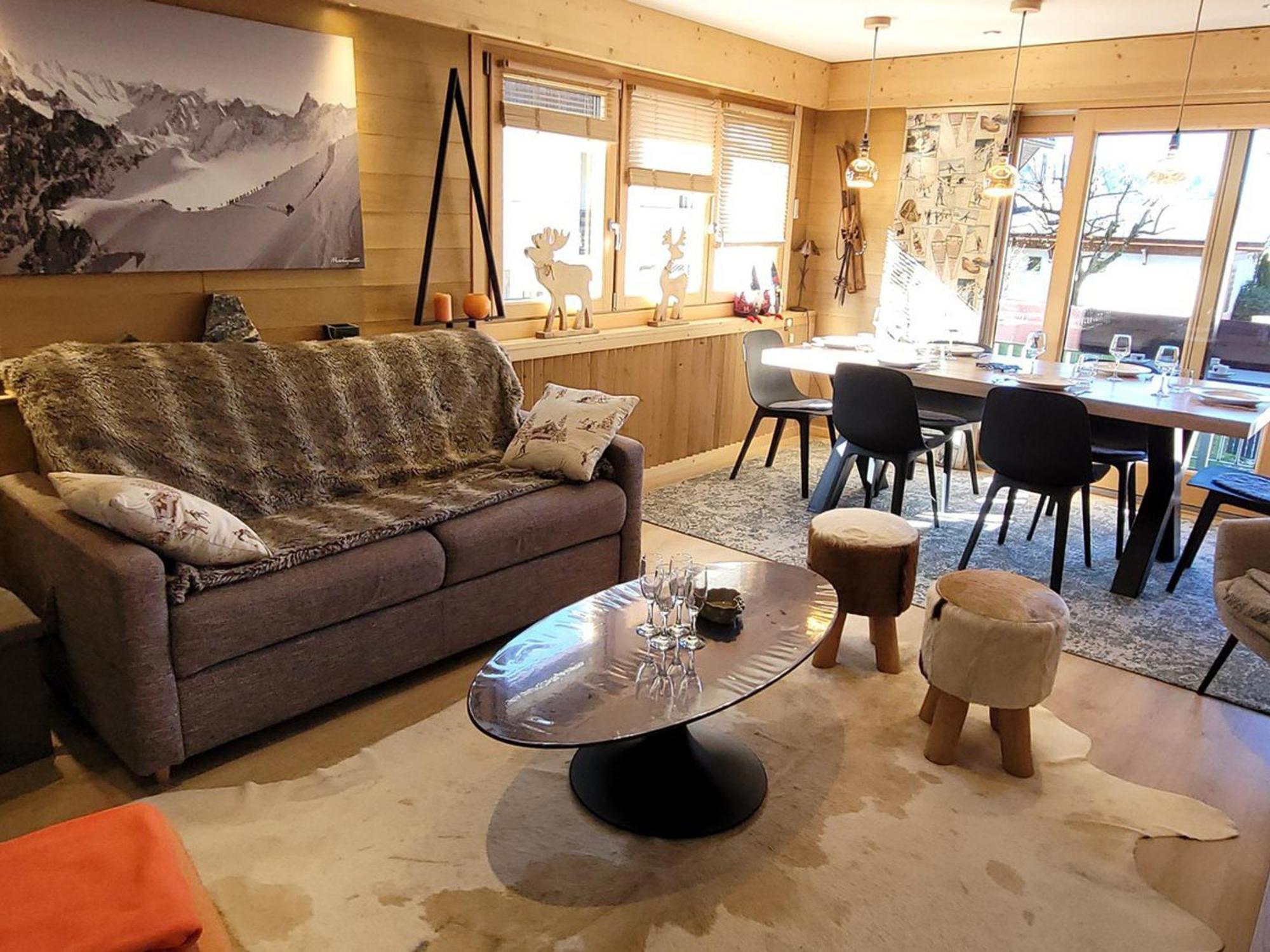 Appartement T3 Renove, Centre Les Gets, Proche Pistes, 6 Pers, Balcon, Parking, Equipements Complets - Fr-1-598-30 מראה חיצוני תמונה